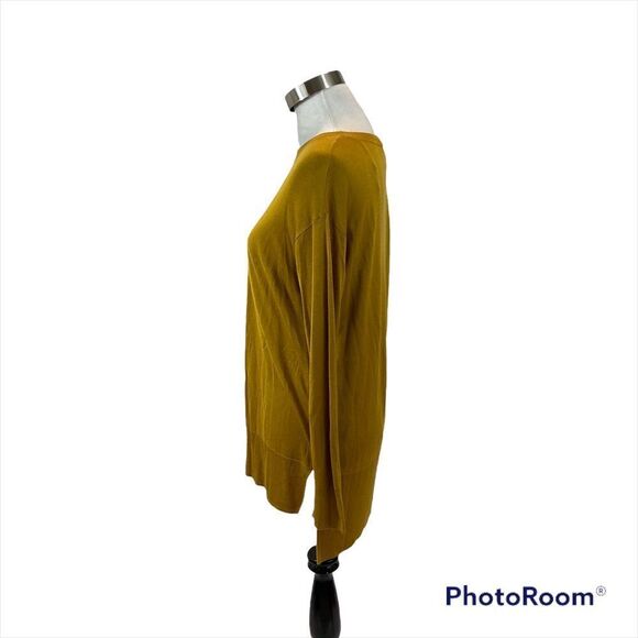 H&M Oversized Mustard Colored Lightweight Tunic Sweater Size Small - Picture 3 of 8